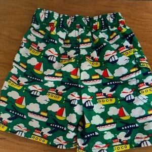 Playful Green Kids Swim Shorts